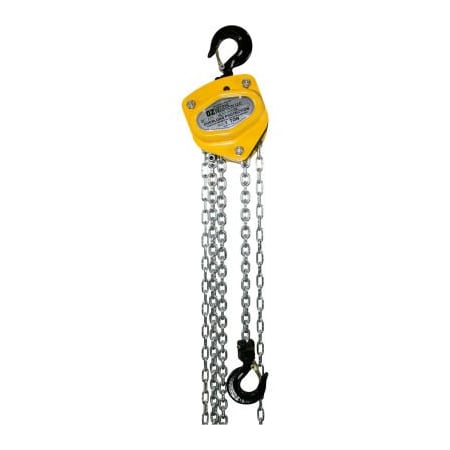 Oz Lifting Products OZ Lifting Manual Chain Hoist w/ Overload Protection, 1 Ton Capacity 15' Lift OZ010-15CHOP